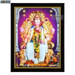 Lalbaugcha Raja God Ganesha Photo Frame, HD Picture Frame, Religious Framed Poster (SGEGS ID: 2529)