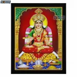 Goddess Annapoorna Photo Frame, HD Picture Frame, Religious Framed Poster (SGEGS ID: 2070)