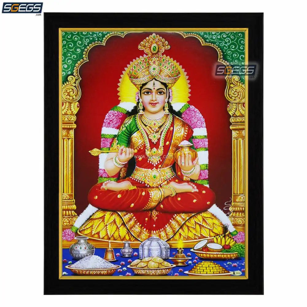 Goddess Annapoorna Photo Frame, HD Picture Frame, Religious Framed ...