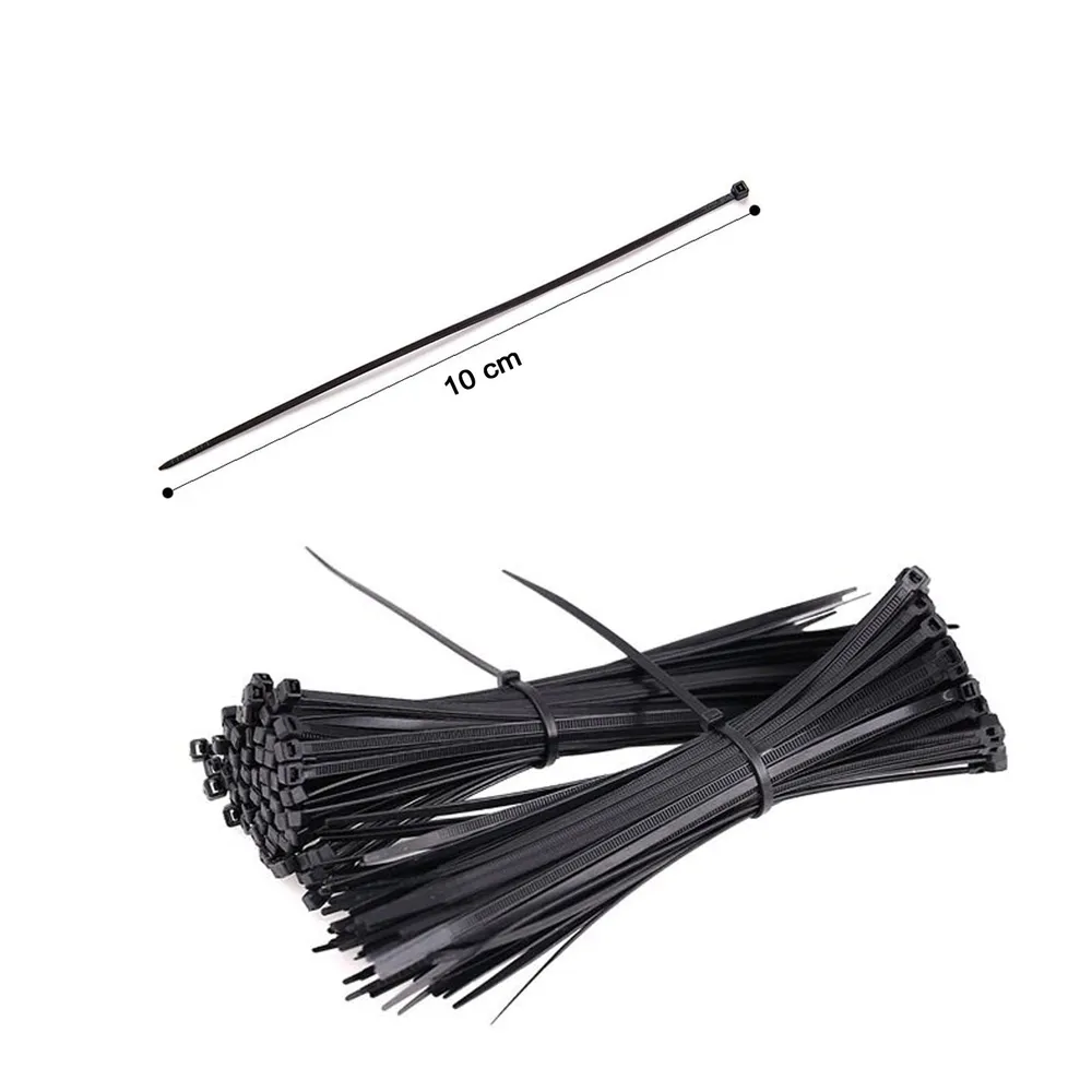100 Pc Cable Zip Ties used in all kinds of wires to make them tied and