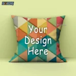 Customized Cushion Cover, Print Your Design Photo Name Logo, Personalized Gift Birthday Anniversary Husband Wife Boyfriend Girlfriend Friends