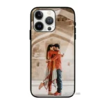 Customized iPhone Glass Back Phone Case and Mobile Cover, Print Your Design Photo Name, Personalized Gift Birthday Anniversary Husband Wife Friends