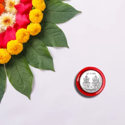 Silver-color-Coin-for-Gift-and-Pooja-Goddess-lakshmi-God-Ganesha-Diwali-Puja-Laxmi-SGEGS