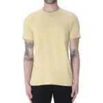 Beige Half Sleeve Plain T-Shirt | Unisex Regular Fit