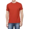 Brick red Unisex Plain T-shirt_zinotch_SGEGS