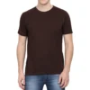 Coffee brown Unisex Plain T-shirt_zinotch_SGEGS