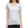Grey Melange Womens Plain T-shirt_zinotch_SGEGS