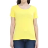 New Yellow Womens Plain T-shirt_zinotch_SGEGS