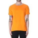 Orange Half Sleeve Plain T-Shirt | Unisex Regular Fit