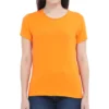 Orange Womens Plain T-shirt_zinotch_SGEGS