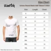 Unisex round neck half sleeve T-shirt size chart_zinotch_SGEGS