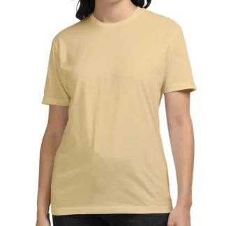 BEIGE Womens Supima Cotton Plain T-shirt_zinotch_SGEGS