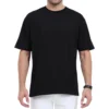 Black Plain Oversized T-shirt Unisex_zinotch_SGEGS