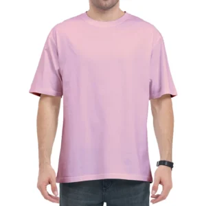 LIght baby pink Plain Oversized T-shirt Unisex_zinotch_SGEGS