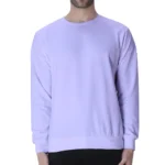 Lavender Men's Plain Sweatshirt | Regular Fit
