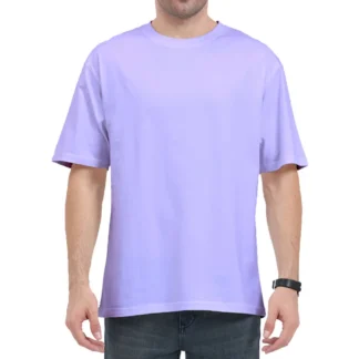 Lavender Plain Oversized T-shirt Unisex_zinotch_SGEGS