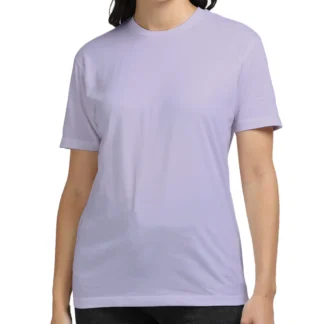 Lavender Womens Supima Cotton Plain T-shirt_zinotch_SGEGS
