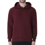 Maroon Men's Hoodie | Hooded Sweatshirt | Regular Fit
