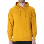 Mustard Yellow Men's Hoodie | Hooded Sweatshirt | Regular Fit
