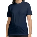 Navy Blue Women's Supima Cotton T-Shirt | Regular Fit
