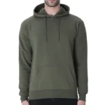 Olive Green Men's Hoodie | Hooded Sweatshirt | Regular Fit