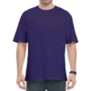 Purple Plain Oversized T-shirt Unisex_zinotch_SGEGS