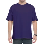 Purple Oversized Plain T-Shirt | Unisex