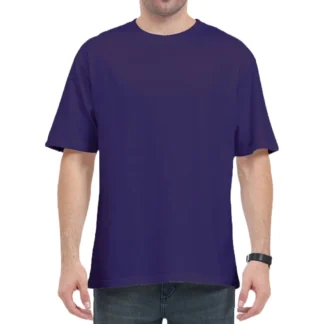 Purple Plain Oversized T-shirt Unisex_zinotch_SGEGS