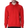 Red Mens Plain Hooded Sweatshirt_zinotch_SGEGS