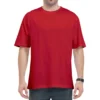 Red Plain Oversized T-shirt Unisex_zinotch_SGEGS