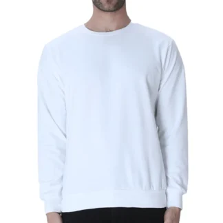 White Mens Plain Sweatshirt_zinotch_SGEGS