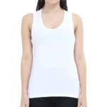White Women's Plain Tank Top