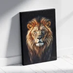 Lion Wall Art Poster, Framed Poster, and Gallery Wrapped Canvas (SGEGS ID: 26154)
