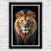 02 SGEGS_WALLART0002-LION LION WALL ART frame