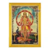 God Murugan Photo Frame, Gold Plated Foil Embossed Picture Frame, Religious Framed Poster