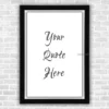 Customized Quote frame