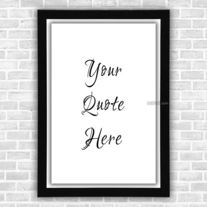 Customized Quote frame