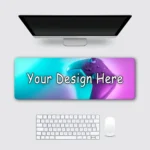 Customized Gaming Pad, Desk Pad, Print Your Design Photo Name Logo, Personalized Gift Birthday Anniversary Husband Wife Boyfriend Girlfriend Friends