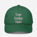 Customized Baseball Cap Green, Print Your Design Photo Name Logo, Personalized Gift Birthday Anniversary Husband Wife Boyfriend Girlfriend Friends