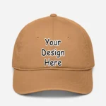 Customized Baseball Cap Khaki, Print Your Design Photo Name Logo, Personalized Gift Birthday Anniversary Husband Wife Boyfriend Girlfriend Friends