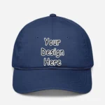 Customized Baseball Cap Navy Blue, Print Your Design Photo Name Logo, Personalized Gift Birthday Anniversary Husband Wife Boyfriend Girlfriend Friends