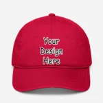 Customized Baseball Cap Red, Print Your Design Photo Name Logo, Personalized Gift Birthday Anniversary Husband Wife Boyfriend Girlfriend Friends