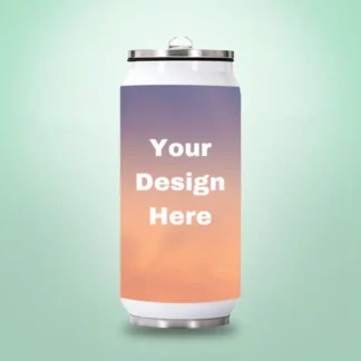 Customized Sipper Can | Print Your Design Photo Name Quote Logo | Personalized Stainless Steel Can | Perfect Gift for Birthday Anniversary