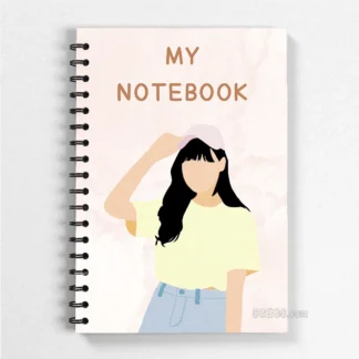 Customized Notebook Diary, Personalized Front & Back Cover, Print Your Design Photo Name Logo, Gift Birthday Anniversary Friendship day Valentines day