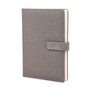 A5 Jute grey Diary with Magnetic Closure 01 SGEGS