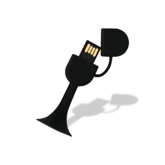 19 Black Rubber Stand USB Pendrive_SGEGS