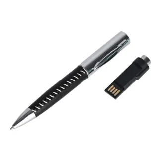 23 Black Leather Pen USB Pendrive_SGEGS
