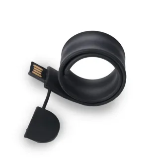 Black Slap Band USB Pendrive, Customized Pen Drives