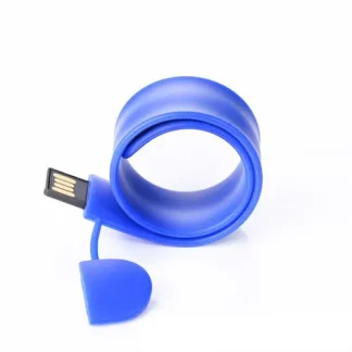 Blue Slap Band USB Pendrive, Customized Pen Drives