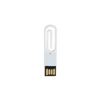 White Paper Clip Pendrive, Customized Pen Drives